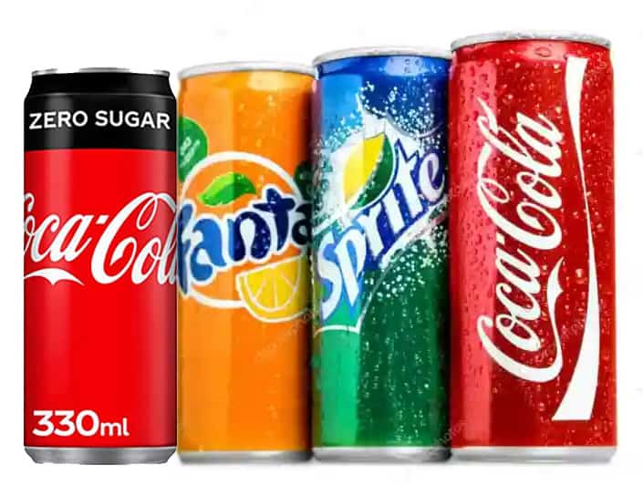 Cola / Fanta / Sprite / Ice Tea